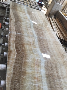 Lemon Onyx Slabs & Tiles, China Yellow Onyx