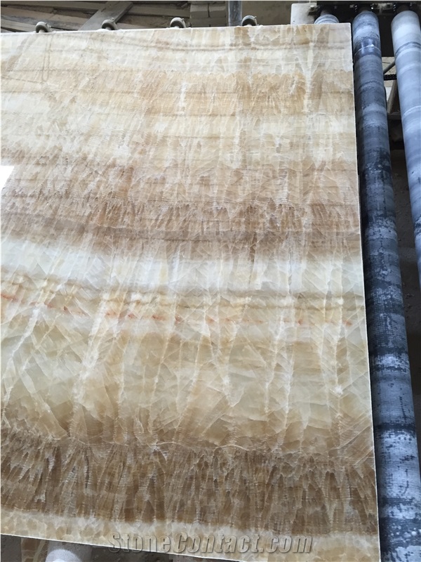 Lemon Onyx Slabs & Tiles, China Yellow Onyx