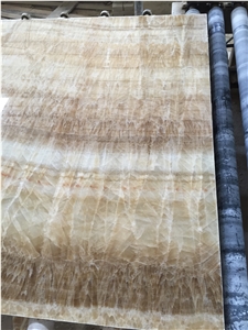 Lemon Onyx Slabs & Tiles, China Yellow Onyx