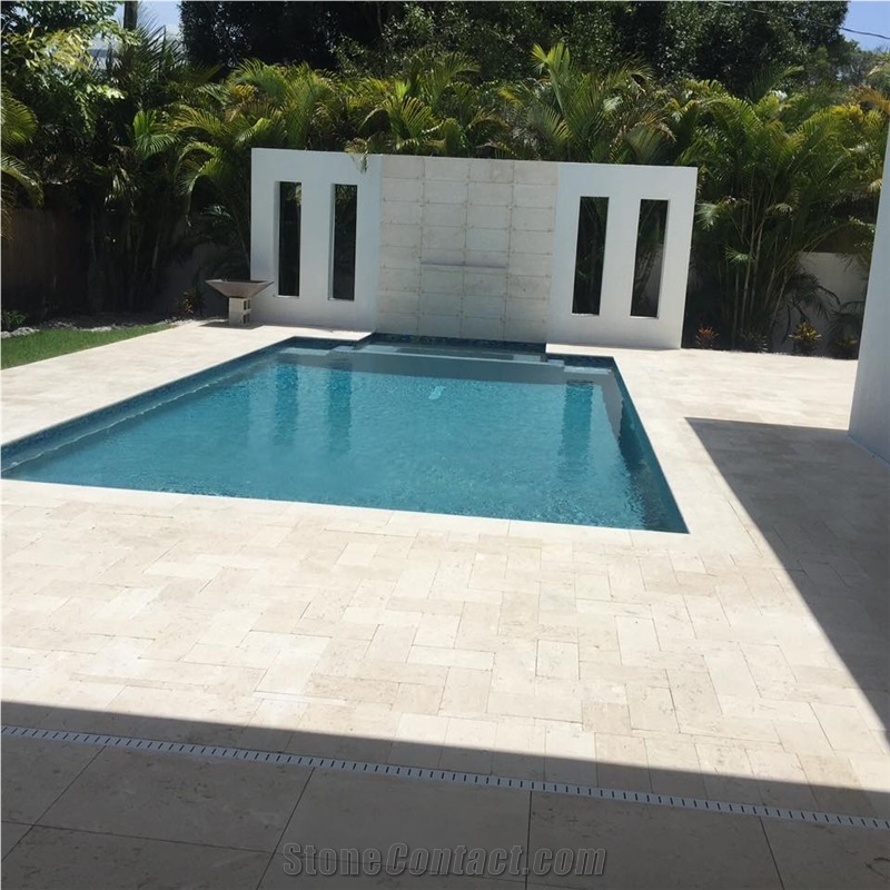 Coping in Shell Fossil Beige Limestone