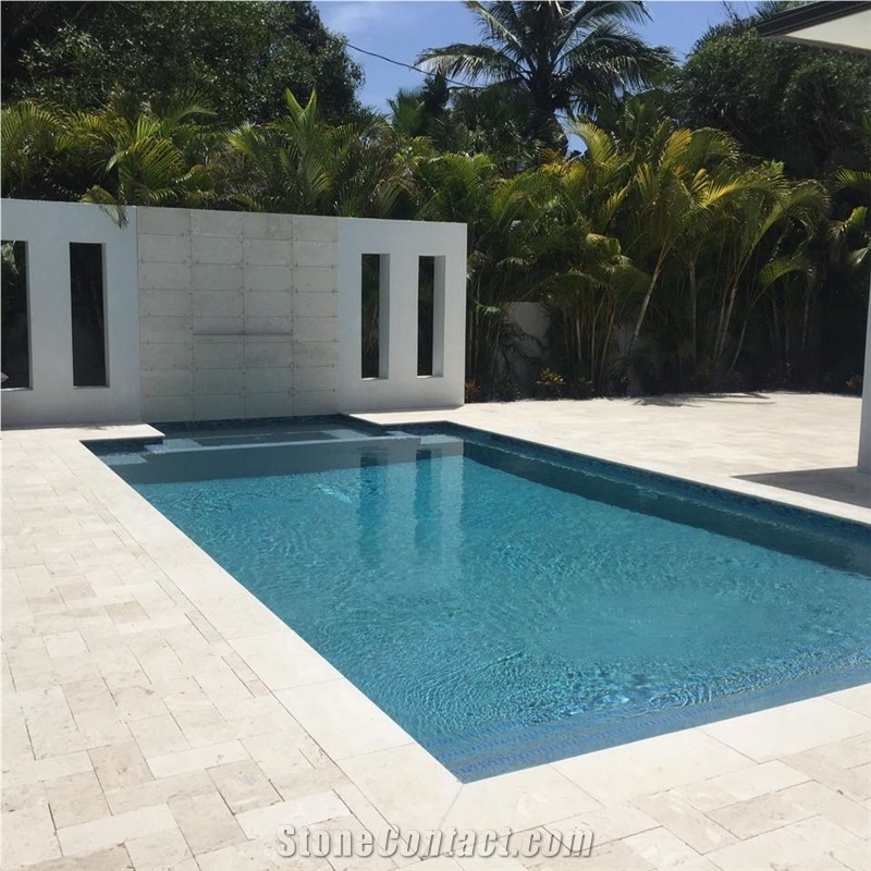 Coping in Shell Fossil Beige Limestone