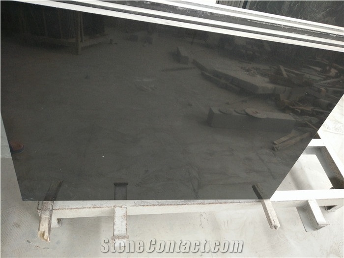 Mongolia Black Basalt Tiles & Slabs, China Absolute Black Basalt