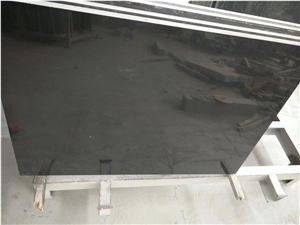 Mongolia Black Basalt Tiles & Slabs, China Absolute Black Basalt