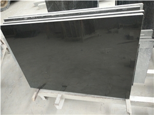 Mongolia Black Basalt Tiles & Slabs, China Absolute Black Basalt