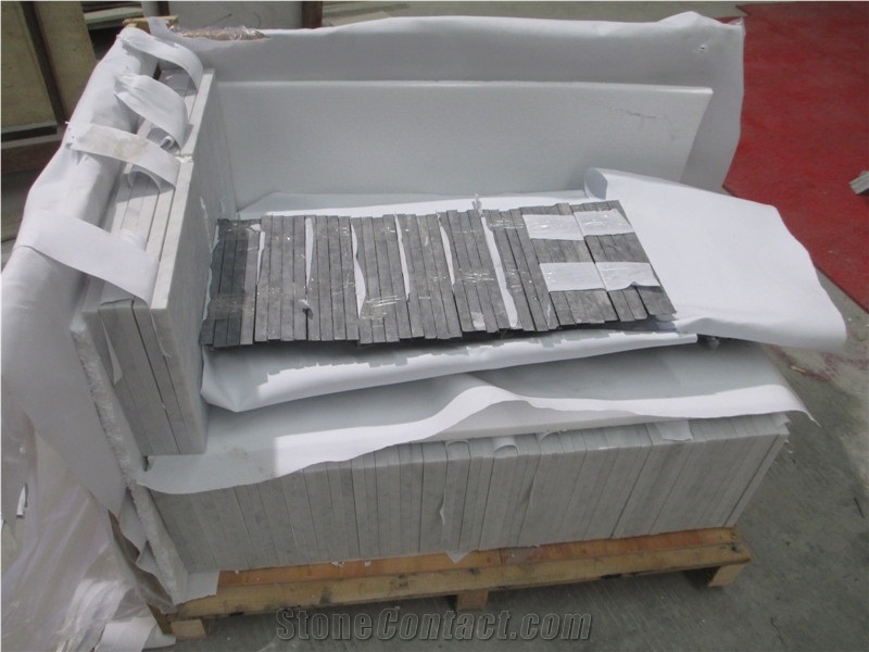 3d Marble Wall and Floor Tiles, Bianco Carrara White Marble 3d Waterjet Medallions Pattern for Flooring