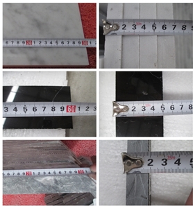 Bianco Carrara Silver Mink Nero Marqiua 3d Marble Floor Thin Tile Flooring