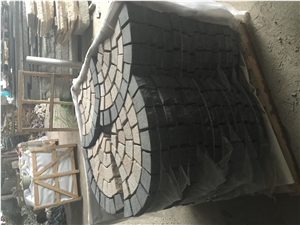 G682+G684 Granite Paving Stone with Mesh, Granite Cube Stone & Pavers