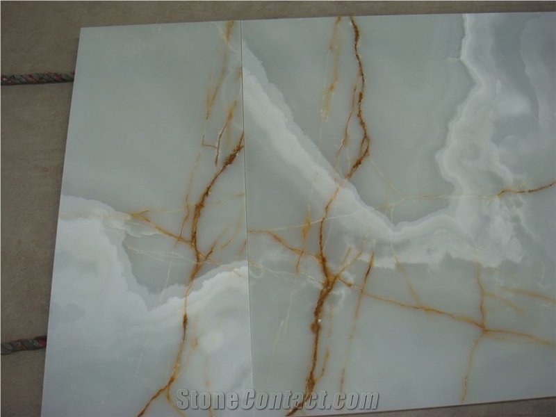 White Onyx Slabs & Tiles, Flooring & Walling Tiles