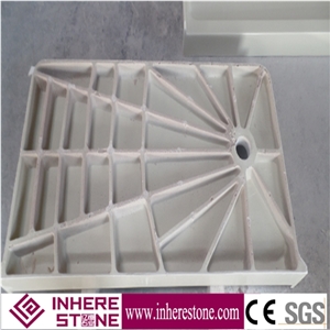 Artificial Marble Shower Pan White Artificial Stone Shower Trays