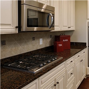 Baltic Brown Granite Kitchen Countertop/Cooperative Quarry /Bruno Baltico Desktops/Polished Worktops/Coffe Diamond Granite/Marron Baltico Tops