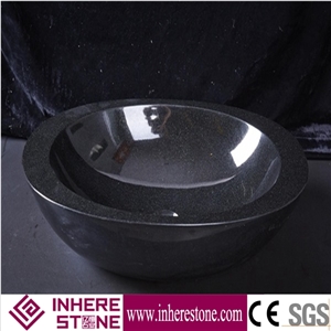 Black Granite Sink (Bowl), Shanxi Black Granite Sinks