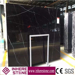 China Black Marquina Marble Slabs & Tiles,Nero Marquina Marble Slab