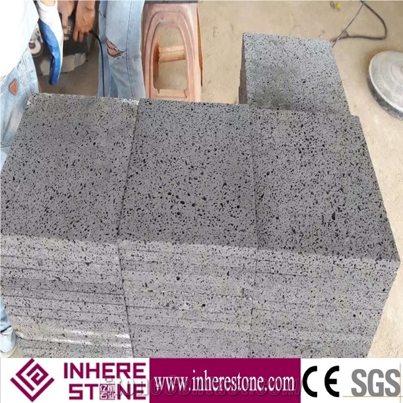 Chinese Lava Stone Tiles & Slabs,China Grey Basalt, Hainan Grey Lava Stone