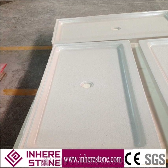 Cultured Artificial Marble Shower Base Shower Trays