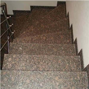Customized Baltic Brown Granite Stairs/Baltic Brown Granite Step Tiles Customized Baltic Brown Granite Stairs/Baltic Brown Granite Step Tiles