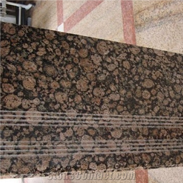 Customized Baltic Brown Granite Stairs/Baltic Brown Granite Step Tiles