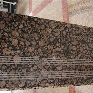 Customized Baltic Brown Granite Stairs/Baltic Brown Granite Step Tiles