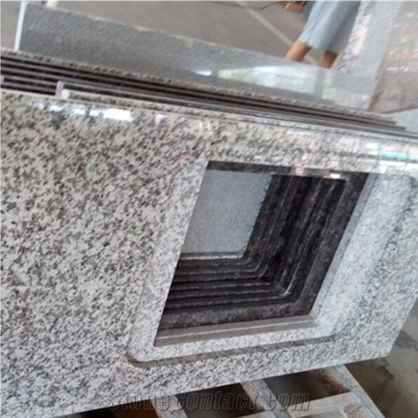 G439 Granite Kitchen Faucets Granite Countertops/Polished G439 Granite/Grey Granite Kitchen Countertop, China Grey Granite
