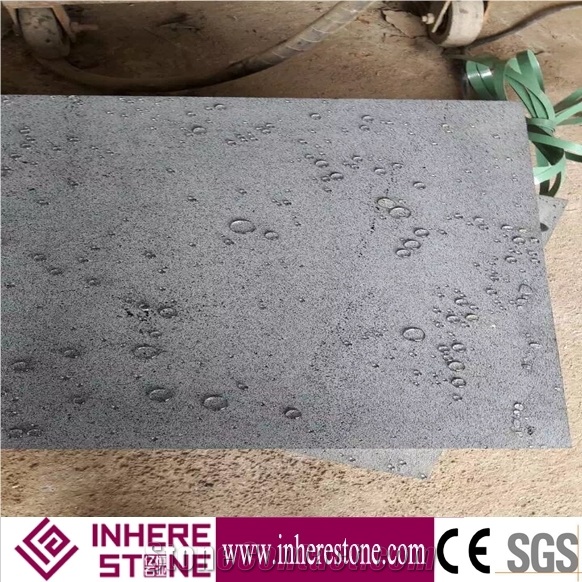 Hainan Black Basalt Slabs & Tiles, China Black Basalt