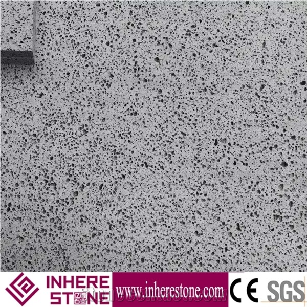Hainan Grey Basalt Tiles & Slabs,Moon Surface Basalt,China Lava Stone Wall Tiles