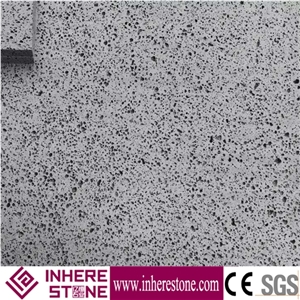 Hainan Grey Basalt Tiles & Slabs,Moon Surface Basalt,China Lava Stone Wall Tiles