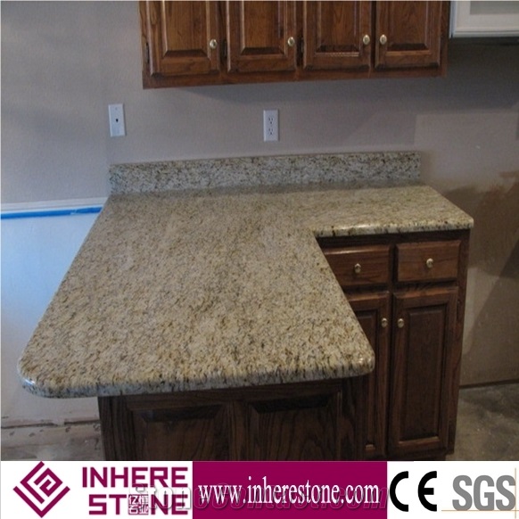 Hotsale Giallo Ornamental Granite Countertop,Bar Top, Giallo Ornamental Beige Granite Countertop