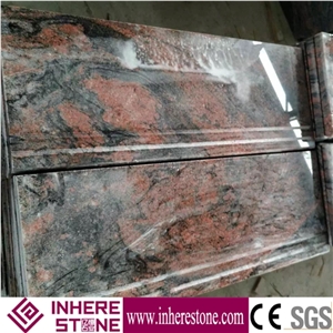 Multicolor Red Hubei Granite Stairs,Rosso Multicolor Granite Red Juparana Steps Multicolor Red Hubei Granite Stairs,Rosso Multicolor Granite Red Juparana Steps
