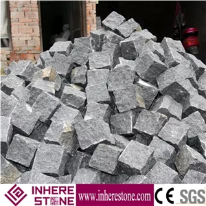 Nature Surface G684 Black Basalt Cube Paving Stone,G3518,Fuding Black Stone,Fujian Black,Padang Nero Paver