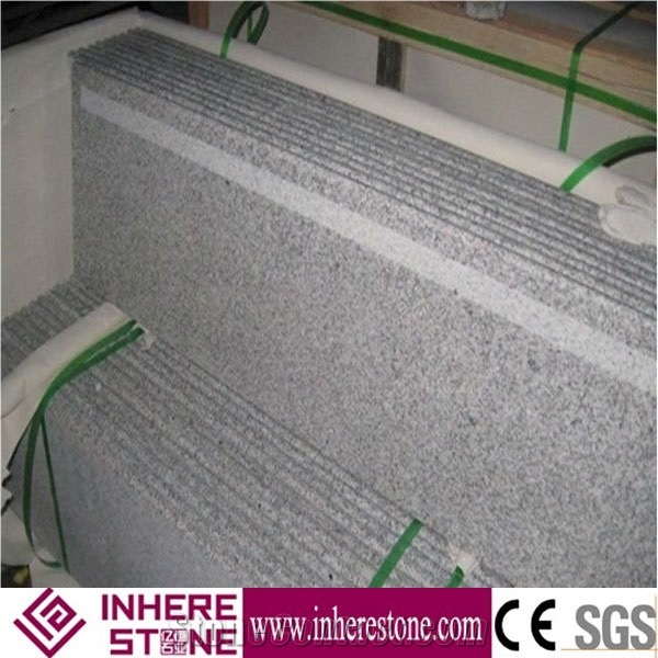Pepperino Light G603 Granite Stair,Crystal White Granite Steps,G3503 Blanco Gamma Light Gray Stair Riser,Padang Crystal Granite