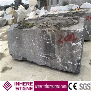 Via Lattea/Jet Mist/Snow Grey/China Black Granite, Granite Block from Quarry