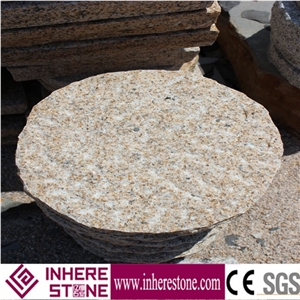 Zhangpu Rust Granite Table Top Garden Tables for Sale