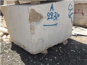 Ghorveh White Marble Block, Iran White Marble