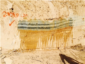 Golden Blue Onyx Block, Iran Blue Onyx