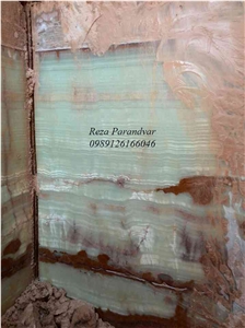 Maragheh Green Onyx Block, Iran Green Onyx