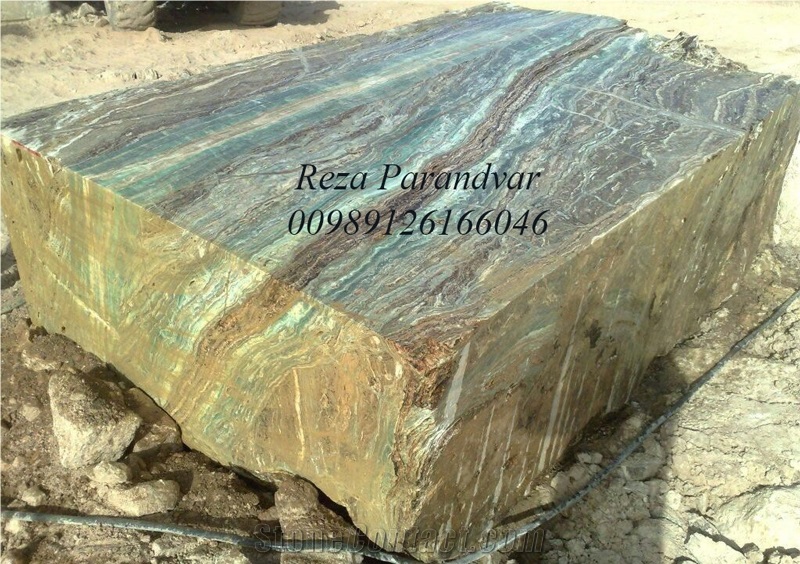 Maragheh Green Onyx Block, Iran Green Onyx
