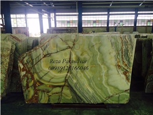 Maragheh Green Onyx Block, Iran Green Onyx