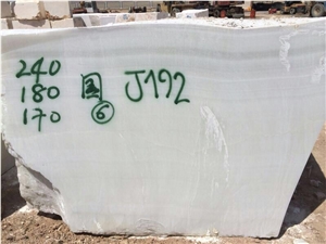 Super White Onyx, Onice Bianco White Onyx Block