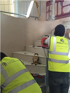 Bespoke Limestone Staircase Installation
