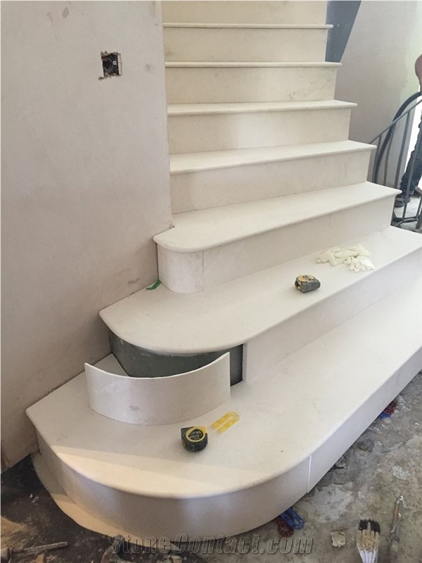 Bespoke Limestone Staircase Installation