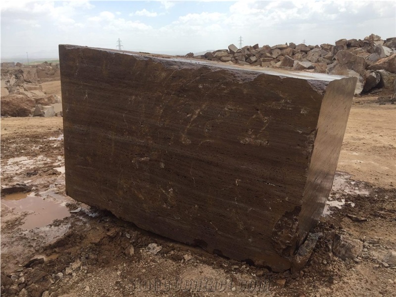 Silver Travertine Blocks, Grey Travertine Blocks