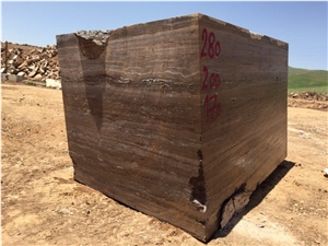 Silver Travertine Blocks, Grey Travertine Blocks