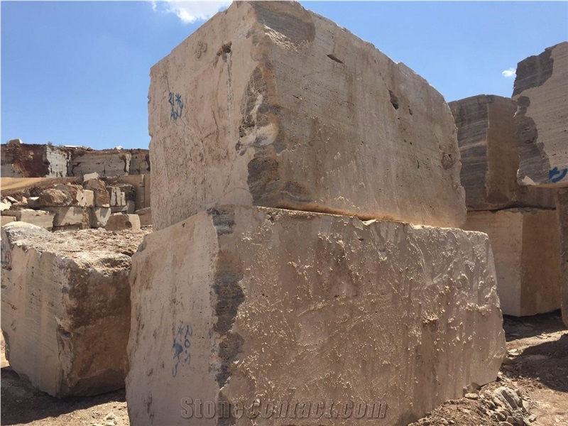 Titanum Travertine Blocks, Grey Travertine Blocks