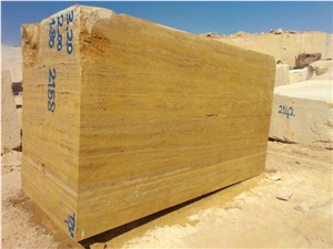 Yellow Travertine Block, Lemon Travertine Blocks