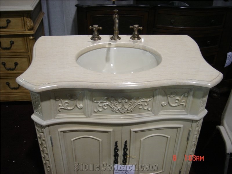 Marble Bathroom Counter Top / Vanity Top