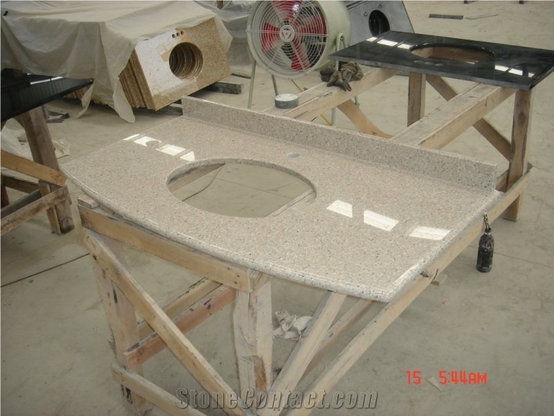 Marble Bathroom Counter Top / Vanity Top