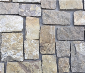 Beige Wall Stone for Exposed Wall, Natural Split Wall Stone in Loose Pieces,Beige Limestone Fieldstone