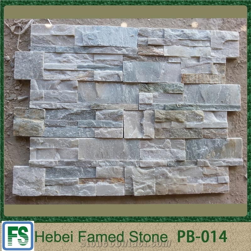 Golden Light Quartzite Cultured Stone for Wall Stone Exposed,Golden Light Thin Stone Veneer,Golden Light Quartzite Stacked Stone Veneer