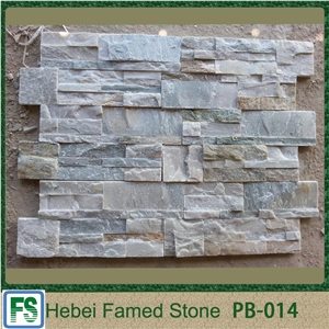 Golden Light Quartzite Cultured Stone for Wall Stone Exposed,Golden Light Thin Stone Veneer,Golden Light Quartzite Stacked Stone Veneer