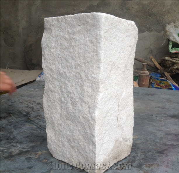 Sandstone Corner Stone in White, Natural Surface Hard Corner Stone Brick with Loose Pieces,New Castle Corner Stone,Castle Rock Veneer