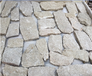Yellow Wall Cladding, Loose Pieces, Corner Pieces, Chinese Quartzite Loose Wall Cladding Pieces